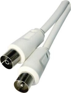 Anténní koaxiální kabel 5 m rovná vidlice EMOS
