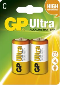 Baterie alkalická GP ULTRA LR14(C) (2 ks/bal) EMOS