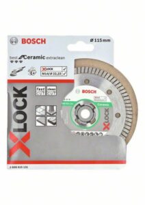 Kotouč řezný diamantový Bosch Best for Ceramic Extraclean Turbo X-LOCK 115×22
