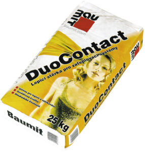 Lepicí a stěrková malta Baumit DuoContact na bázi cementu