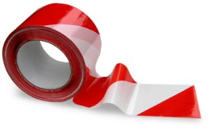 Páska výstražná Color Expert červenobílá 75 mm (200 m) Color Expert