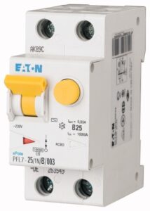 Chránič proudový s jištěním Eaton PFL7-25/1N/B/003 10 kA 2pól 25 A Eaton