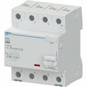 Chránič proudový OEZ LFN-40-4-030AC 10 kA 4pól 40 A
