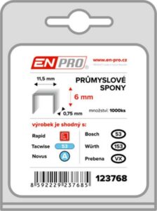 Spony ENPRO PROFI 530/12 mm (1000 ks/bal.) ENPRO