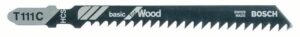 Plátek pilový na dřevo Bosch T 111 C Basic for Wood 5 ks BOSCH