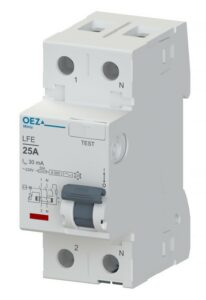 Chránič proudový OEZ LFE-25-2-030AC 6 kA 2pól 25 A OEZ