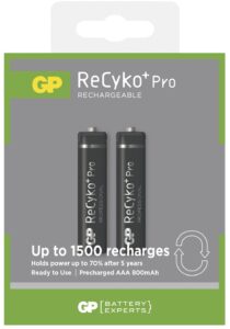 Baterie nabíjecí GP ReCyko HR03(AAA) 800 mAh (2 ks/bal) EMOS