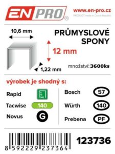 Spony PROFI 345/12 mm ENPRO