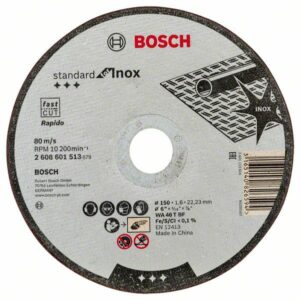 Kotouč řezný korundový Bosch Standard for Inox 150×22