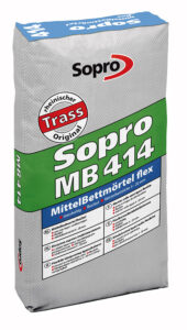 Cementová malta pro lepení dlažby a obkladů Sopro MB 414 balení 25kg Sopro
