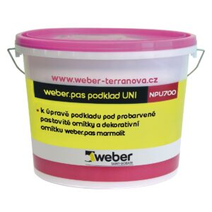 Penetrace weberpas podklad UNI oranžový 5 kg WEBER
