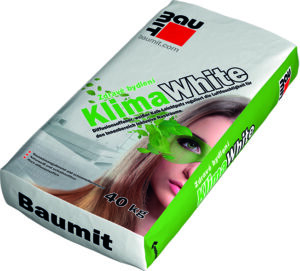 Omítka jednovrstvá Baumit KlimaWhite 40 kg BAUMIT