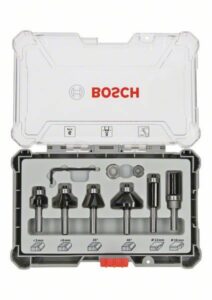 Sada zaoblovacích fréz Bosch Trim&Edging 6 ks BOSCH