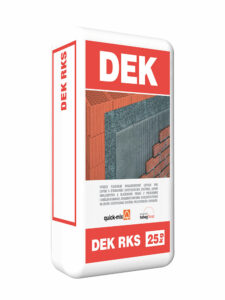 Malta k lepení pásků Quick-mix DEK-RKS šedá