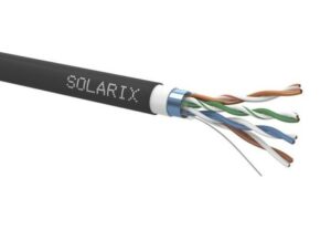 Venkovní instalační kabel FTP Solarix CAT5E PE (305m/bal) Solarix
