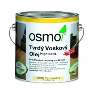 Olej tvrdý voskový Osmo Rapid 3232 bezbarvý 2