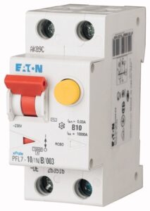 Chránič proudový s jištěním Eaton PFL7-10/1N/B/003 10 kA 2pól 10 A Eaton