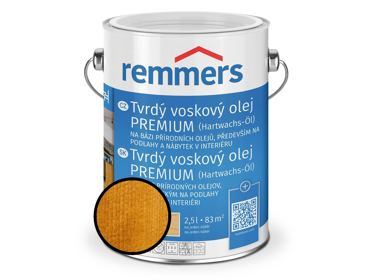 Olej tvrdý voskový Remmers Premium 1353 kiefer 2