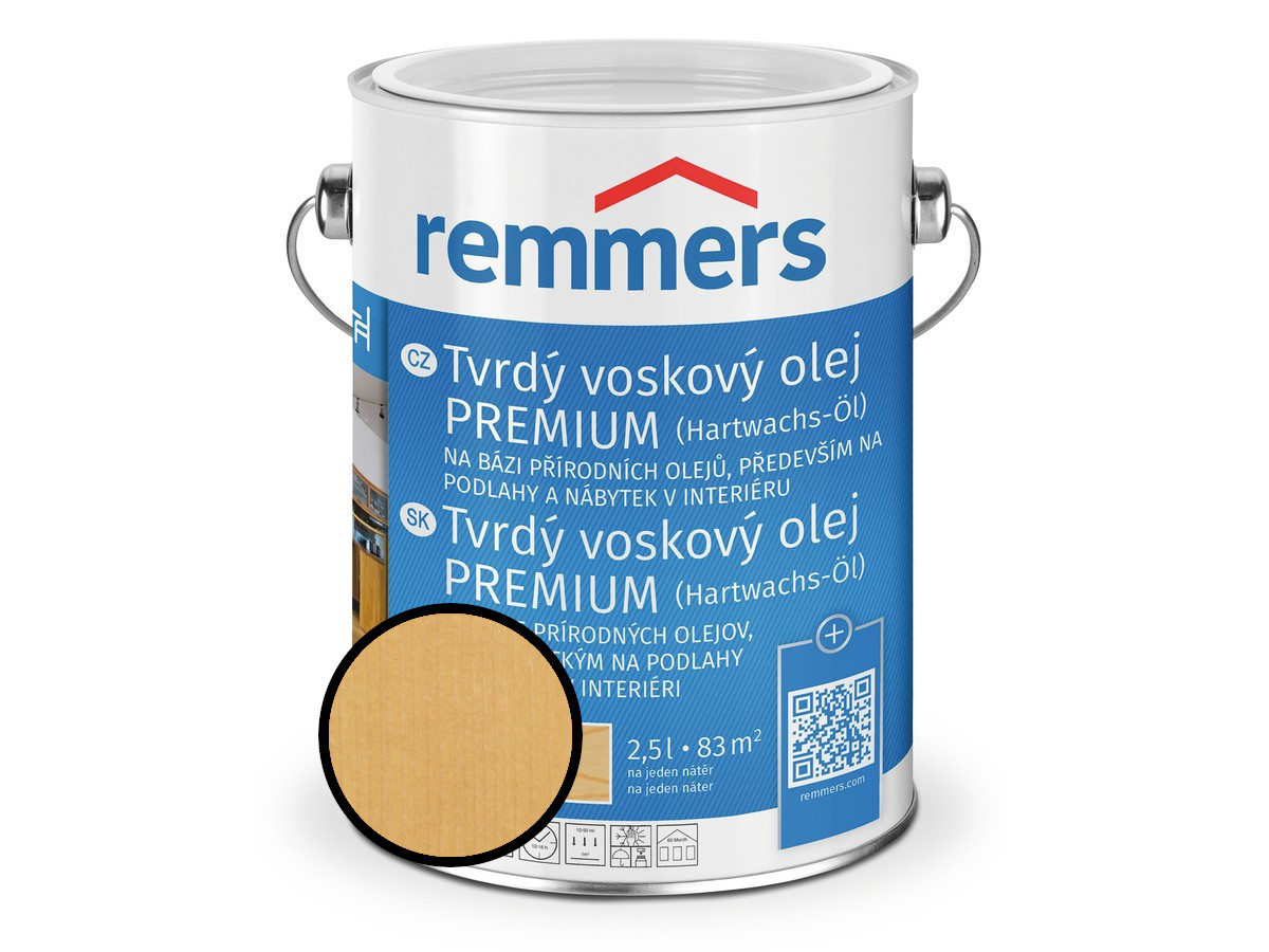 Olej tvrdý voskový Remmers Premium 1363 hemlock 2