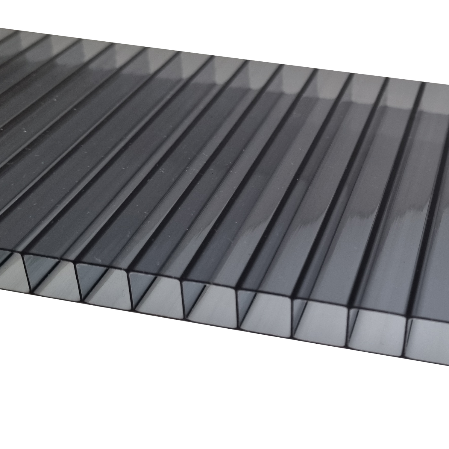 Deska polykarbonátová dutinková MULTICLEAR 10 BOX 2 WALL 2UV antracit 2100×5000 mm ARLA PLAST