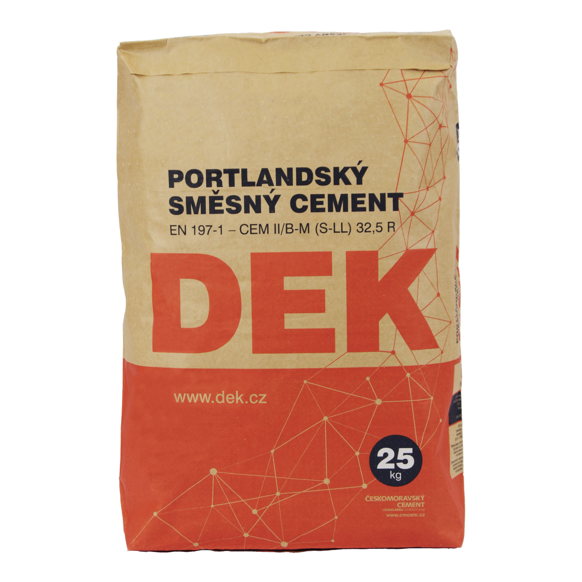 Cement portlandský směsný Českomoravský cement CEM II/B-M(V-LL) 32