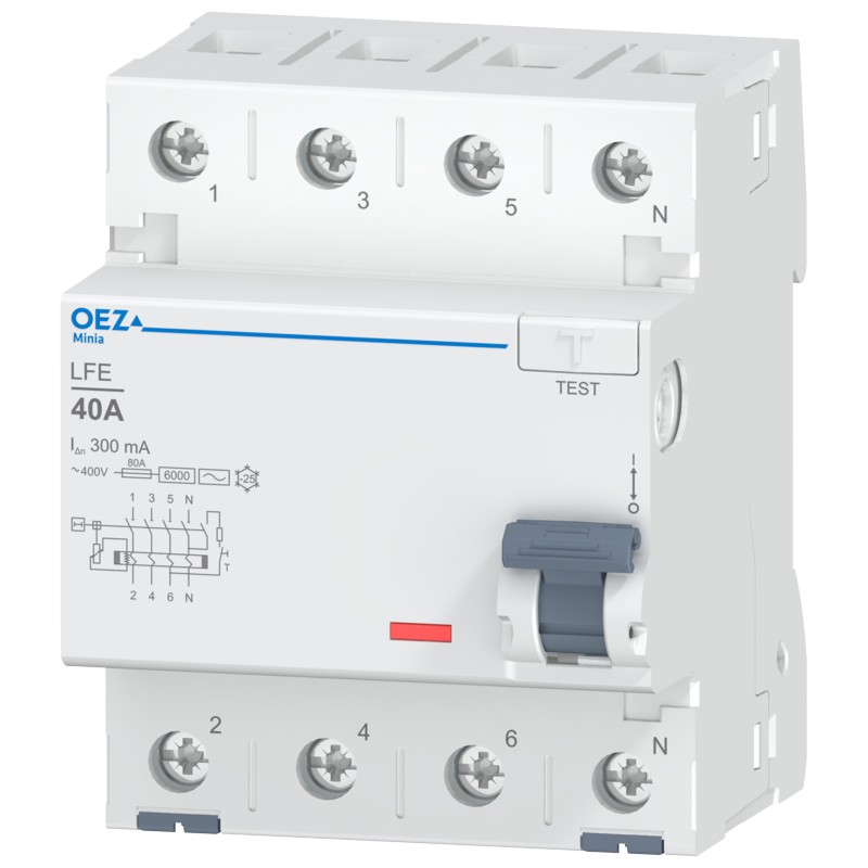 Chránič proudový OEZ LFE-40-4-300AC OEZ