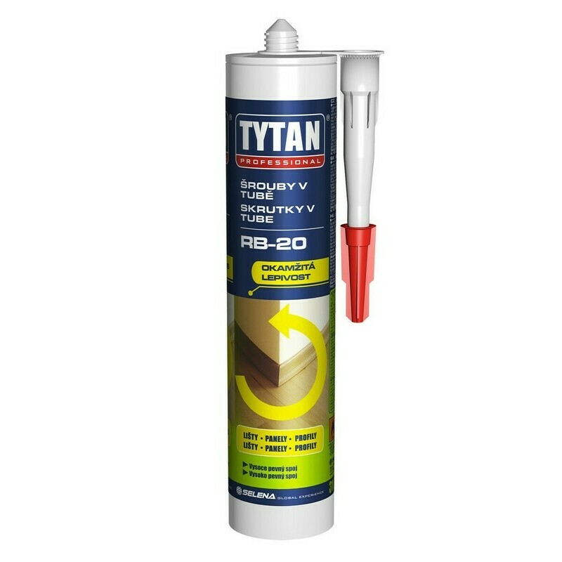 Lepidlo montážní Tytan RB 20 šrouby v tubě 290 ml