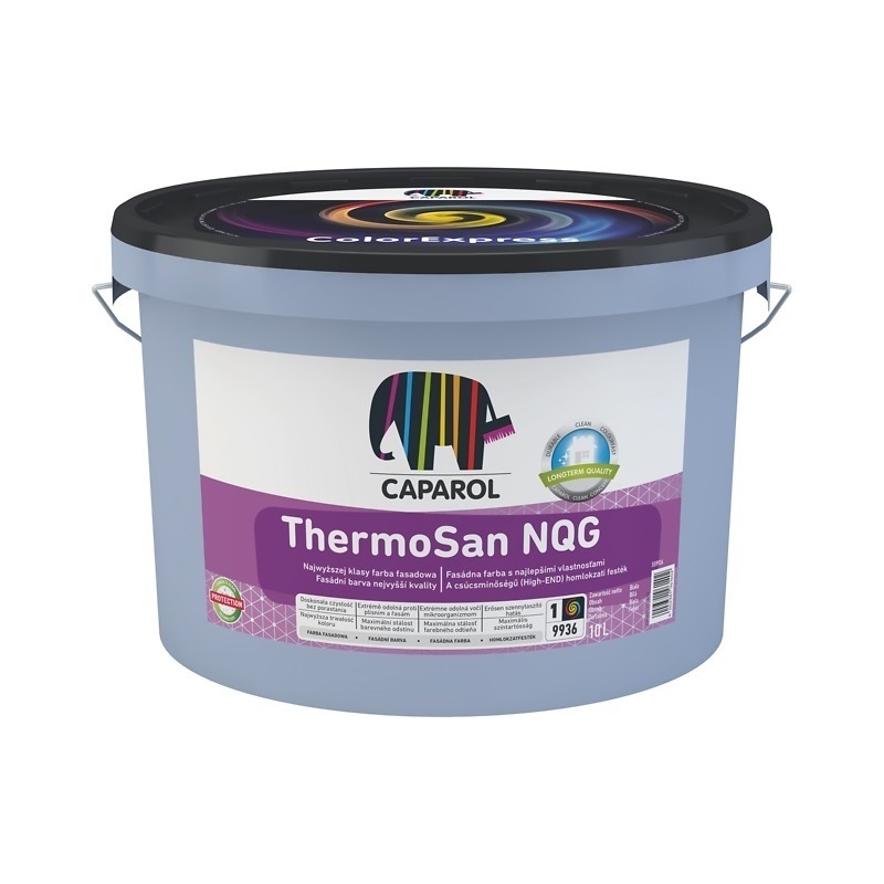 Barva fasádní silikonová Caparol ThermoSan NQG bílá 10 l Caparol