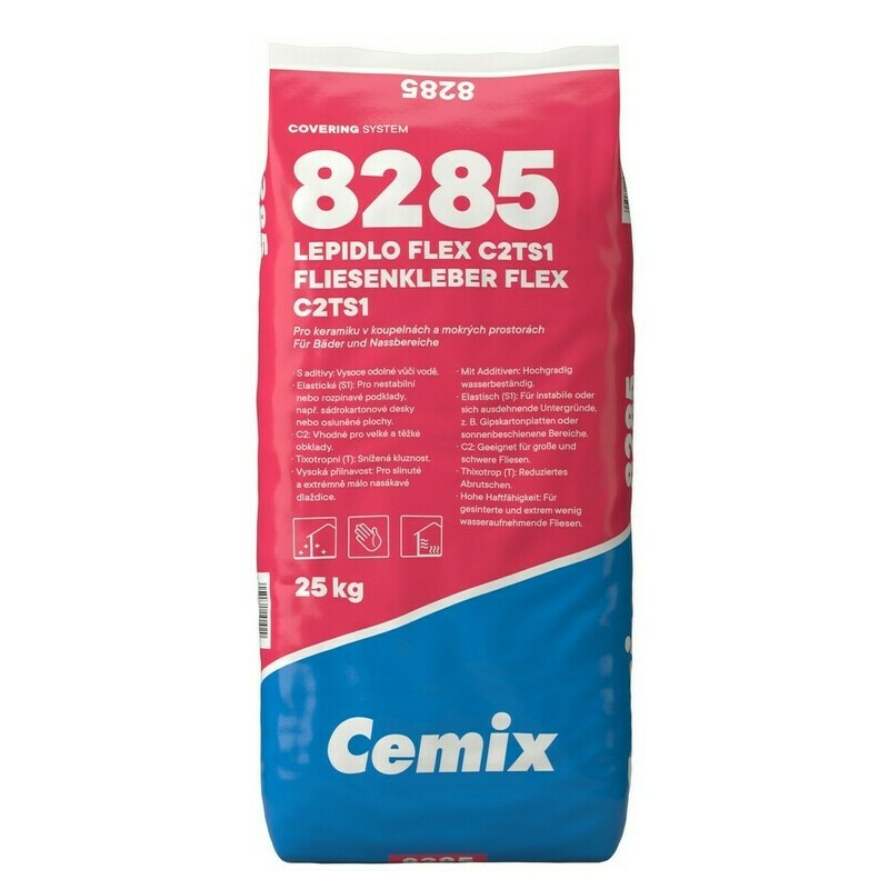 Lepidlo cementové C2T S1 Cemix 8285 FLEX 25 kg Cemix