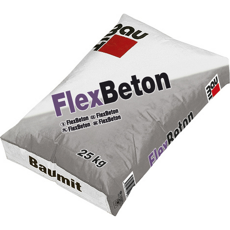 Potěr spádový Baumit FlexBeton vyztužený vlákny 25 kg BAUMIT