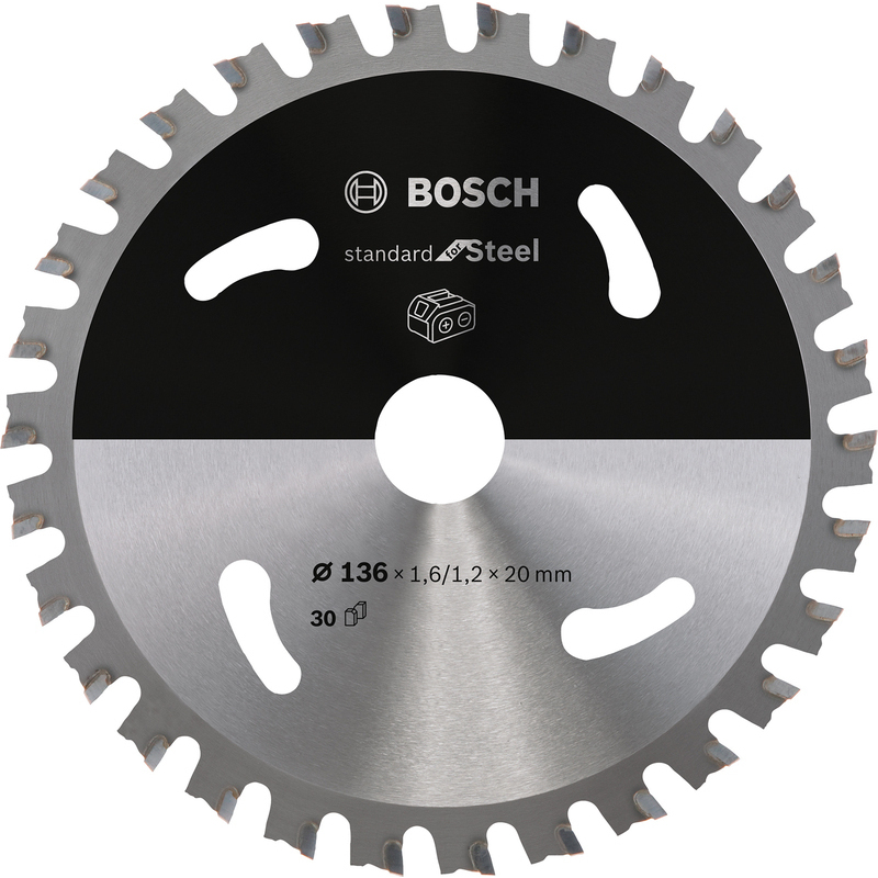 Kotouč Bosch Standard for Steel AKU 136×20×1
