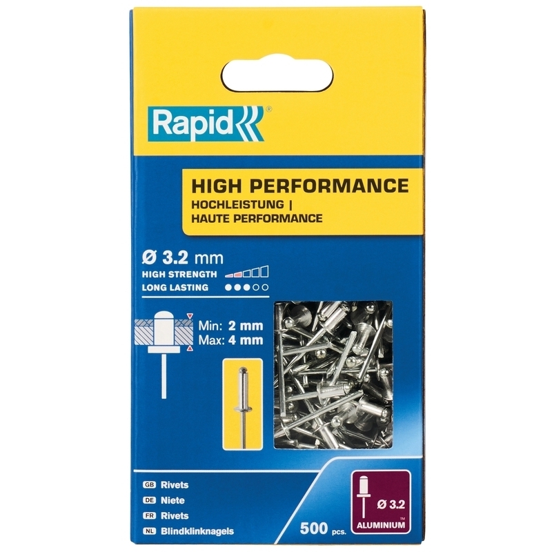 Nýty hliníkové Rapid High Performance 3