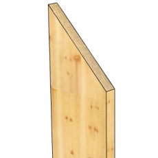 Plotovka dřevěná šikmina jednostranná 18×89×1300 mm