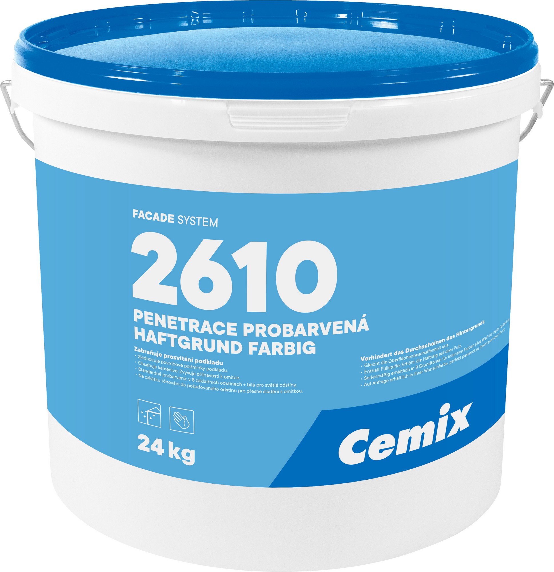 Penetrace probarvená Cemix 2610 modrá 24 kg CEMIX