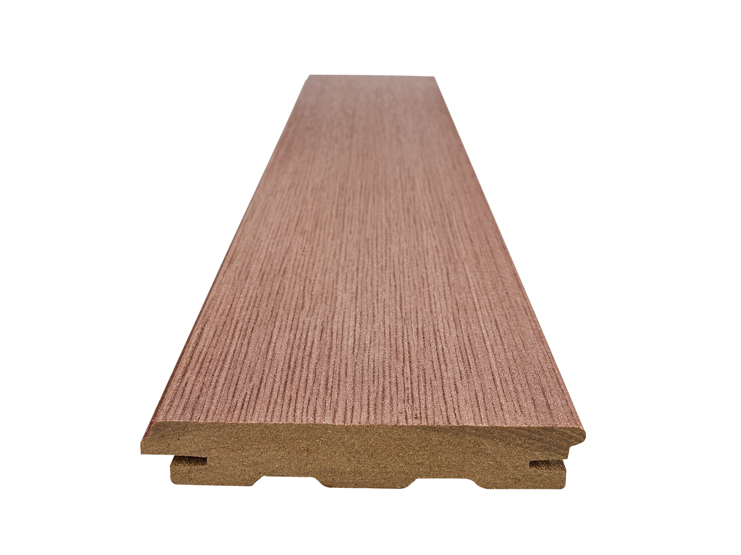 Prkno terasové Woodplastic RUSTIC TOP palisander 22×140×4000 mm WOODPLASTIC