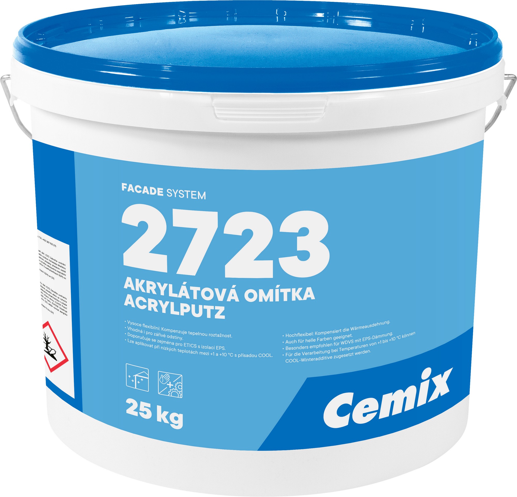 Nátěr fasádní akrylátový Cemix 2723 bezpř.