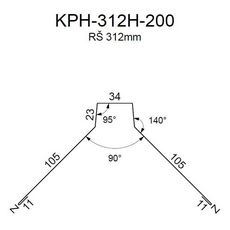 Hřebenáč RS312H-90 SP35 2V16A 0