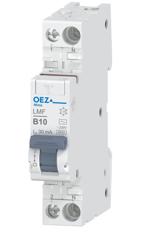 Chránič proudový s jištěním OEZ LMF-16B-1N-030AC