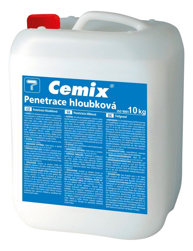 Penetrace hloubková Cemix 10 kg CEMIX