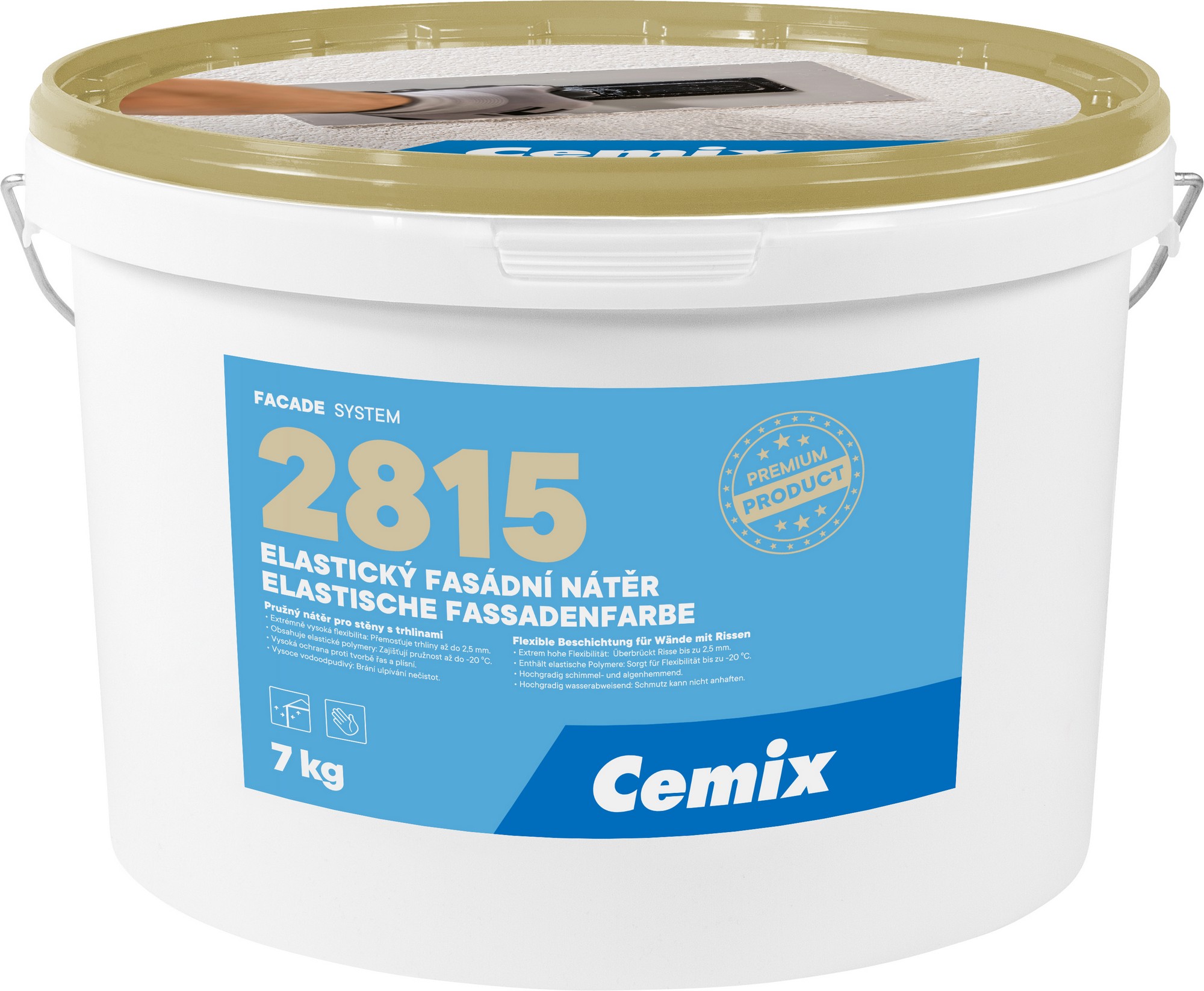 Nátěr fasádní elastický Cemix 2815 bezpř.