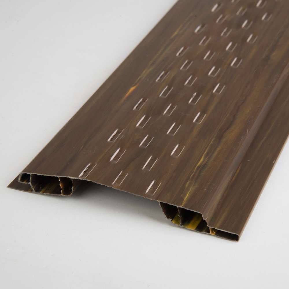 Profil ventilační plastový tmavé dřevo 100x9×3000 mm HOPA CZ