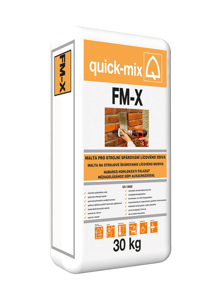 Hmota spárovací Quick-mix FMX hnědá 30 kg Quick-mix