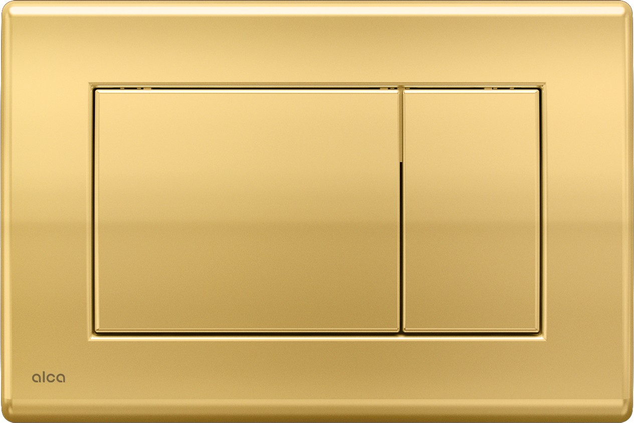 Tlačítko ovládací Alca M275 zlatá ALCADRAIN